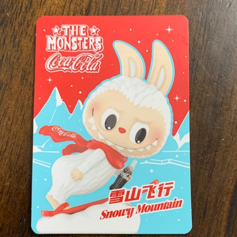 The Monsters x Coca-Cola Snowy Mountain Blind Box Figure | Open Box, Foil Intact